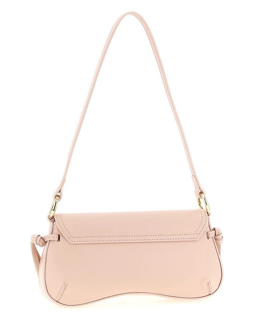 Twinset Pink Leather Shoulder Bag