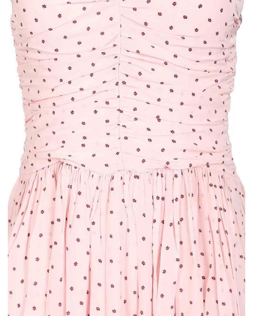 ROTATE BIRGER CHRISTENSEN Pink Ruffled Dress