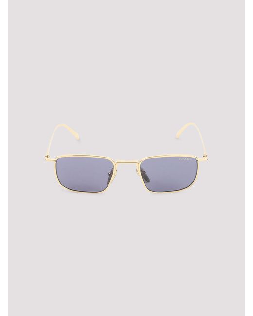 Prada Natural Eyewear Metal Sunglasses for men