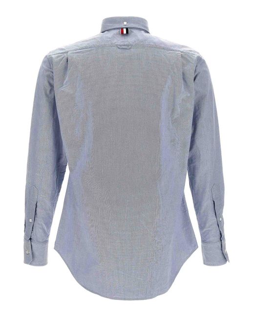 Thom Browne Blue Classic Shirt for men