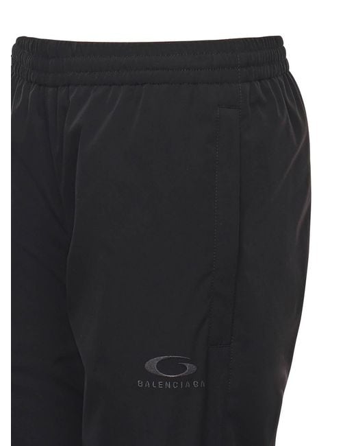 Balenciaga Blue Stretch Fabric Tracksuit Trousers