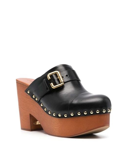 Chloé Multicolor Jeannette Clog Pumps