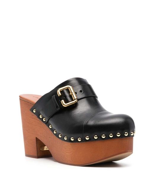 Chloé Multicolor Jeannette Clog Pumps