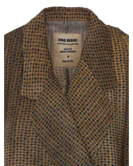 Uma Wang Brown Mustard And Khlo Jacket