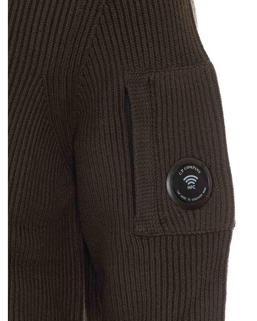 C P Company Gray Raven Sweater for men