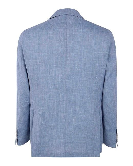 Barba Napoli Blue Bactive Mono Jacket for men