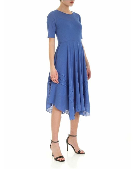 See By Chloé Blue Cosmic Knee-Length Dress