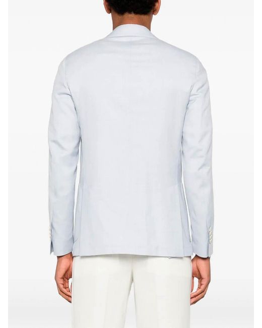 Lardini White 'Iconic Drop 7 Reg' Jacket for men