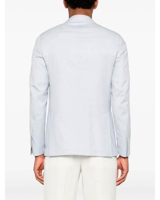 Lardini White 'Iconic Drop 7 Reg' Jacket for men