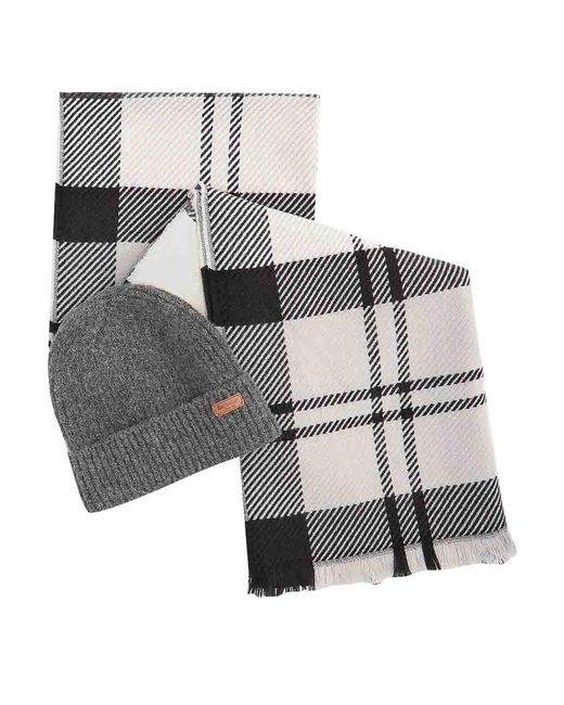 Set Berretto Pendle E Sciarpa Ampblair di Barbour in Gray