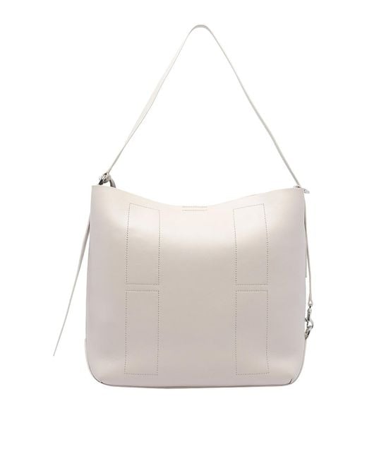 Hogan White Medium Hocket Hobo Bag