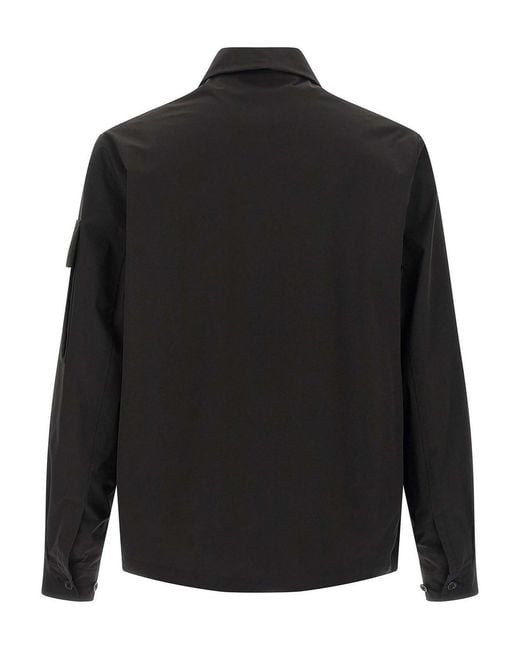 C P Company Black C. P. Company Polyester Blouse for men