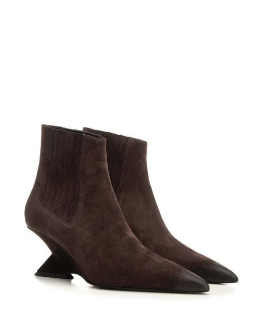 The Attico Brown Cheops Ankle Boot