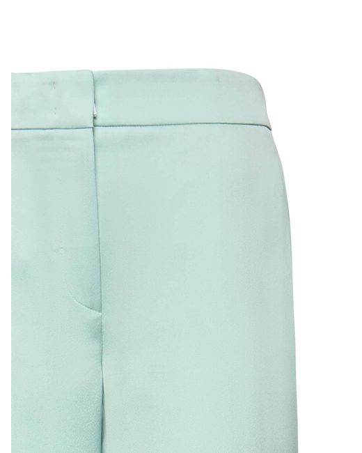 Genny Green Satin-Lined Trousers