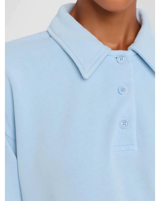 J.W. Anderson Blue Polo Shirt With Logo