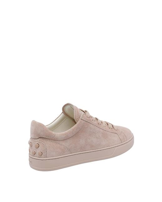Tod's Brown Suede Sneakers
