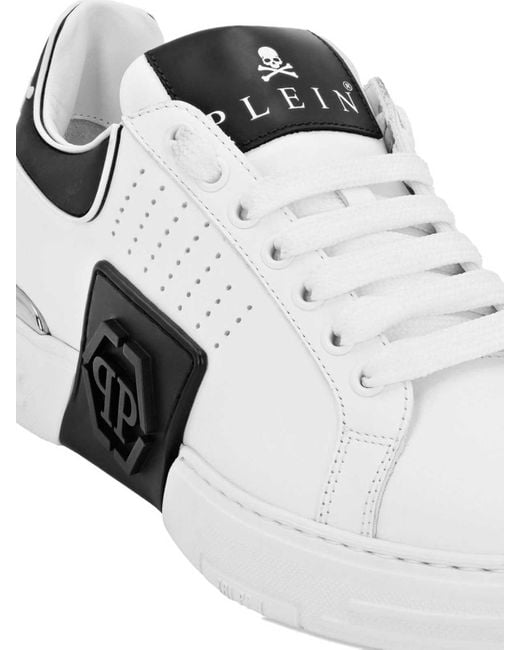Philipp Plein Black Sneakers With Insert Design for men