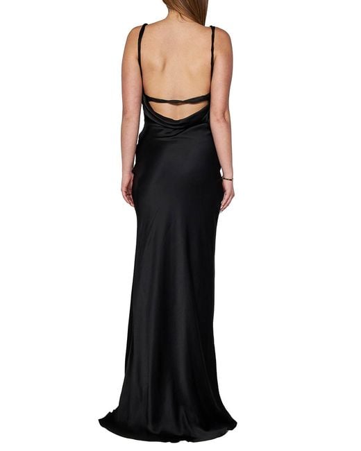 ROOM76 Black Long Silk Blend Sat