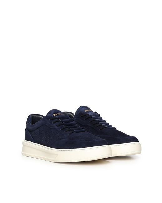 Barracuda Blue Phoenix Suede Sneaker for men
