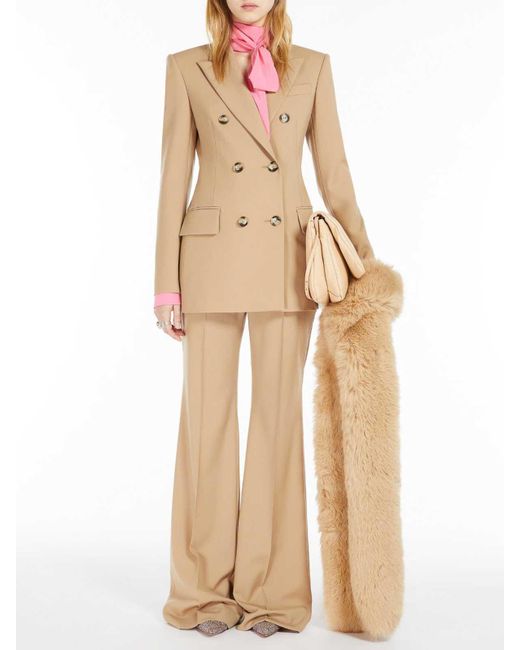 Sportmax Pink Silk Blouse With Sash