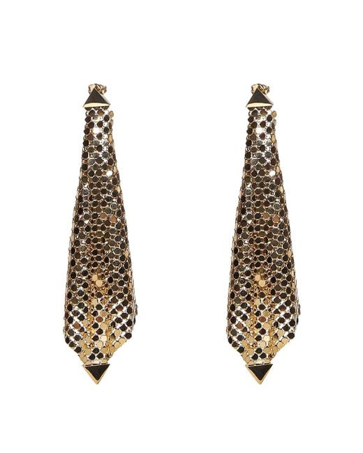 Rabanne Metallic Drop Earrings