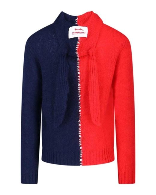 Charles Jeffrey Blue Sweater for men