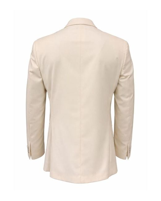 Franzese Collection Natural Tasmania 160S Super Light Tuxedo Jacket for men