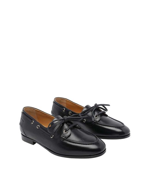 Bally Black Plume Loafers