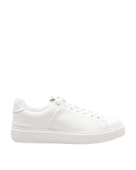 Balmain White Sneakers B Courest