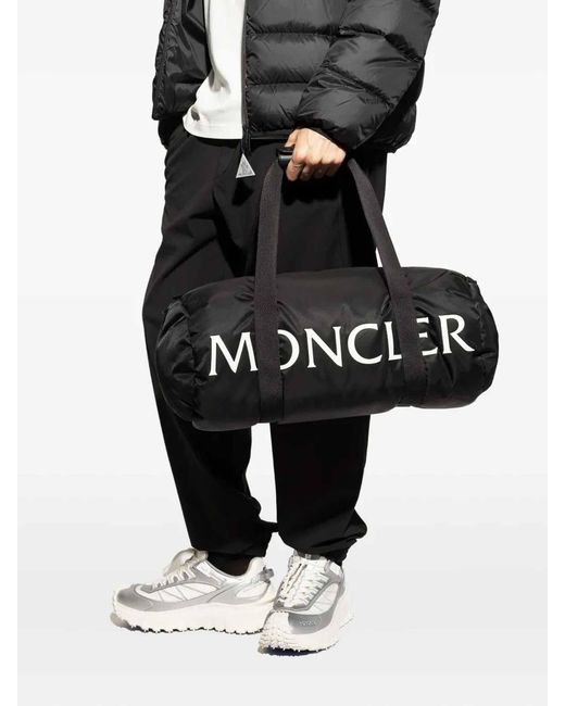 Moncler Black Duddle Gym Bag for men
