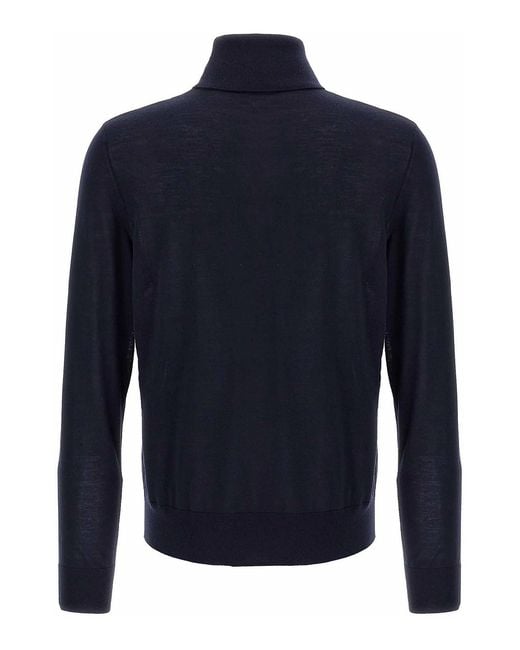 DSquared² Blue D2 Turtleneck Sweater for men