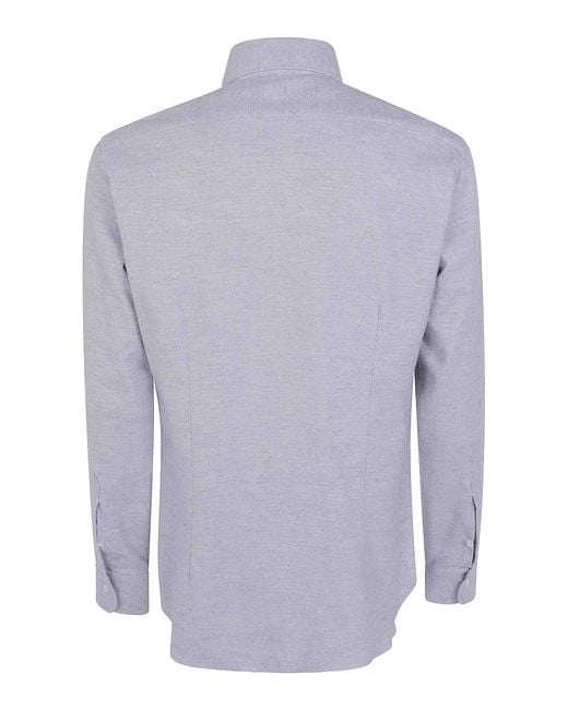 Barba Napoli Purple Classic Shirt for men
