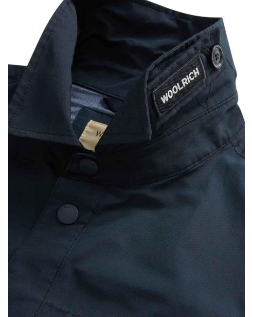 Woolrich Blue Overshirt for men