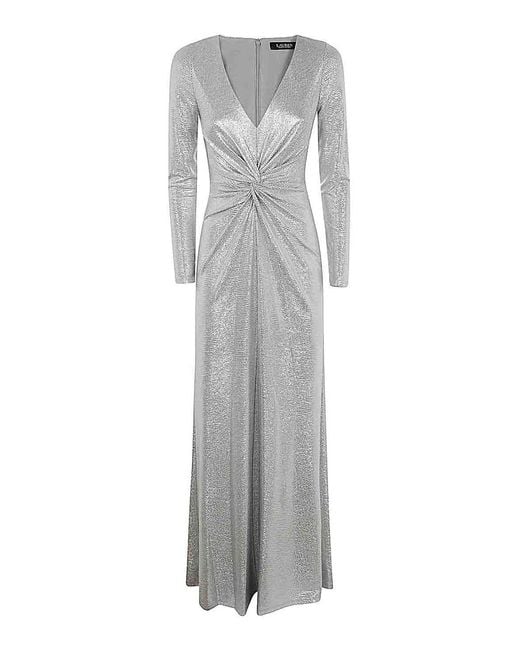 Ralph Lauren Gray Midi Dresses