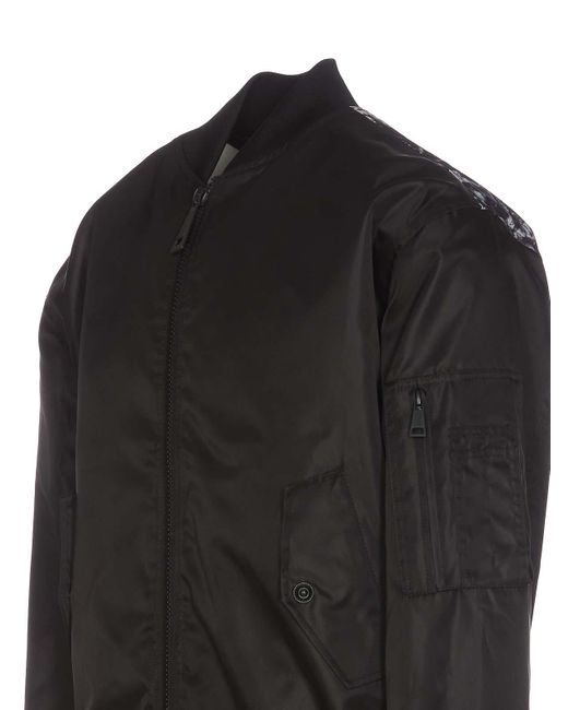 Versace Black Watercolour Couture Jacket for men