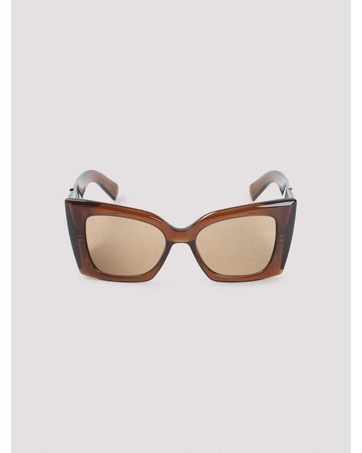 Saint Laurent Pink M119 Blaze Sunglasses
