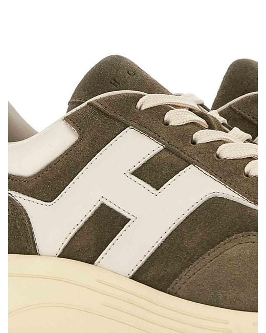 Hogan Green Hiperlight Sneakers for men