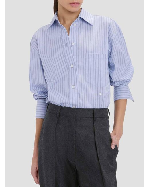 Victoria Beckham Blue Ellys Shirt
