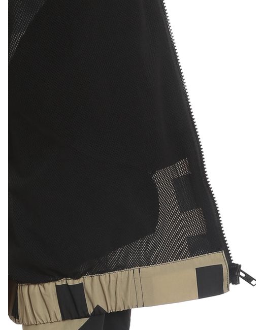 KENZO Black Tech Fabric Sweatshirt for men