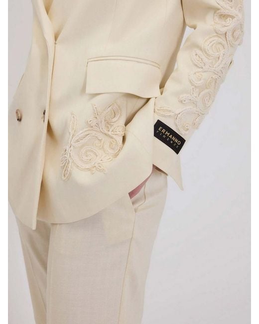 Ermanno Scervino Natural Blazer