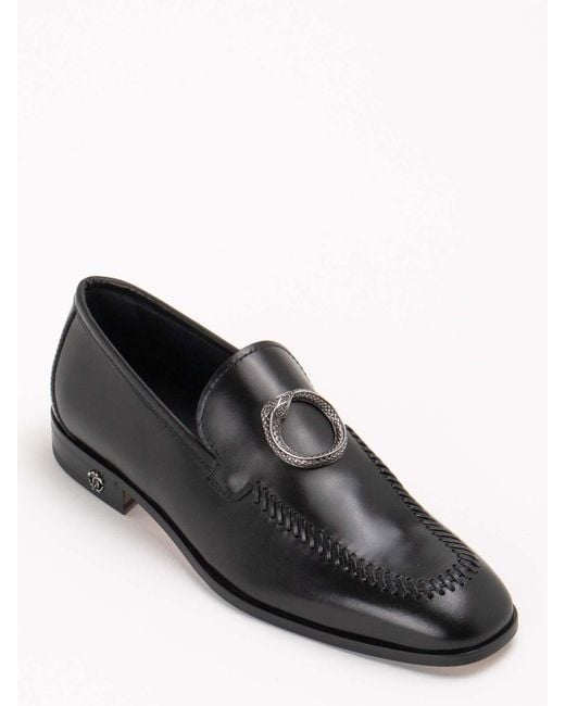 Roberto Cavalli Gray Loafers for men