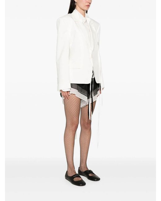 Ann Demeulemeester White Jacket