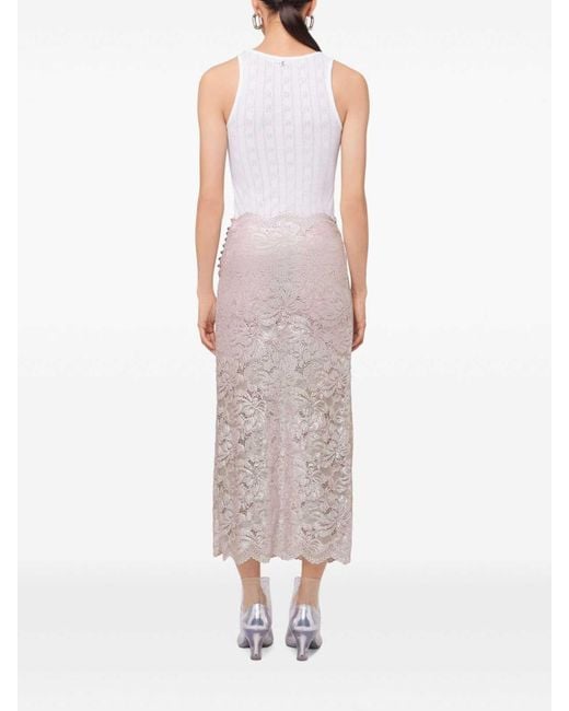 Rabanne Gray Midi Skirt