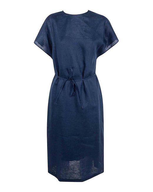 Liviana Conti Blue Asimina Midi Dress