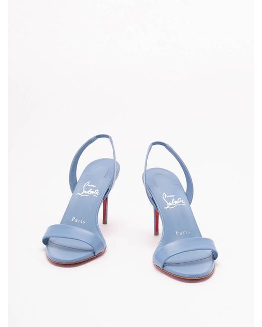 Christian Louboutin Blue 'O Marylin 85' Sandals