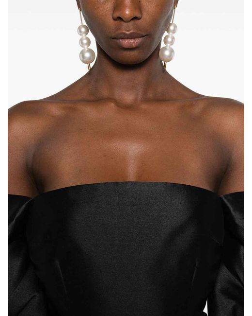 Solace London Black Freja Mini Dress