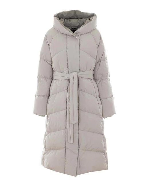 Moorer Gray Ivory Wintra Parka