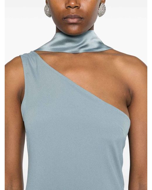 ‎Taller Marmo Blue Caroline Long Dress