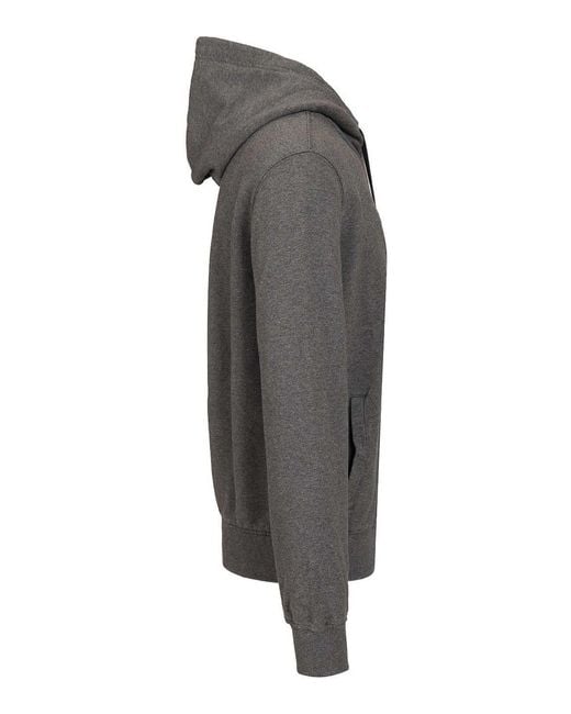 Dolce & Gabbana Gray Hooded Sweatshirt for men