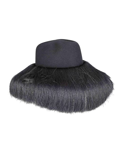 Comme des Garçons Black Wool Hat